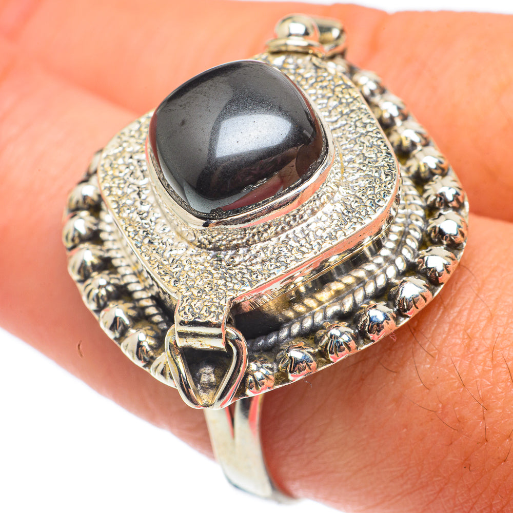 Hematite Rings handcrafted by Anasilvercos - RING65146