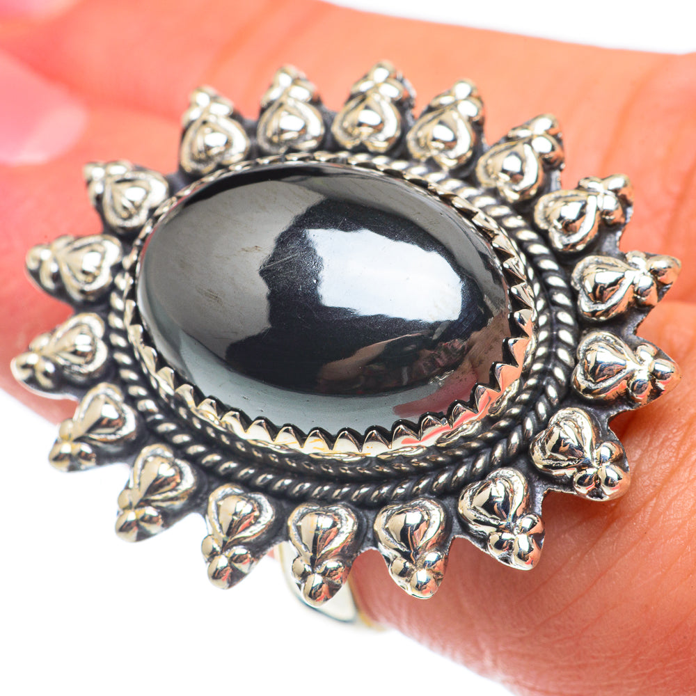 Hematite Rings handcrafted by Anasilvercos - RING65147