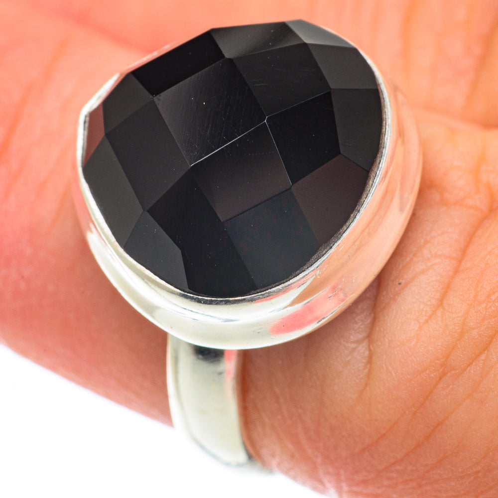 Black Onyx Rings handcrafted by Anasilvercos - RING65169
