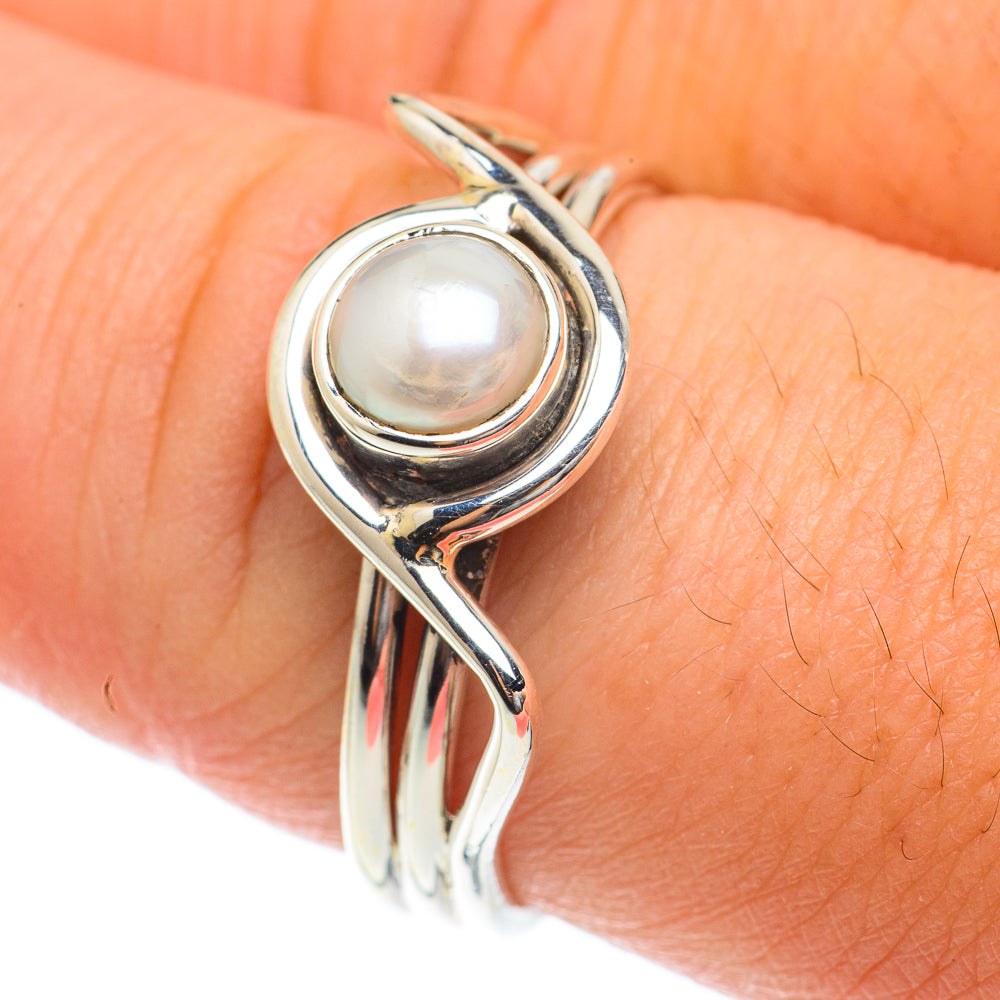 Cultured Pearl Rings handcrafted by Anasilvercos - RING65199