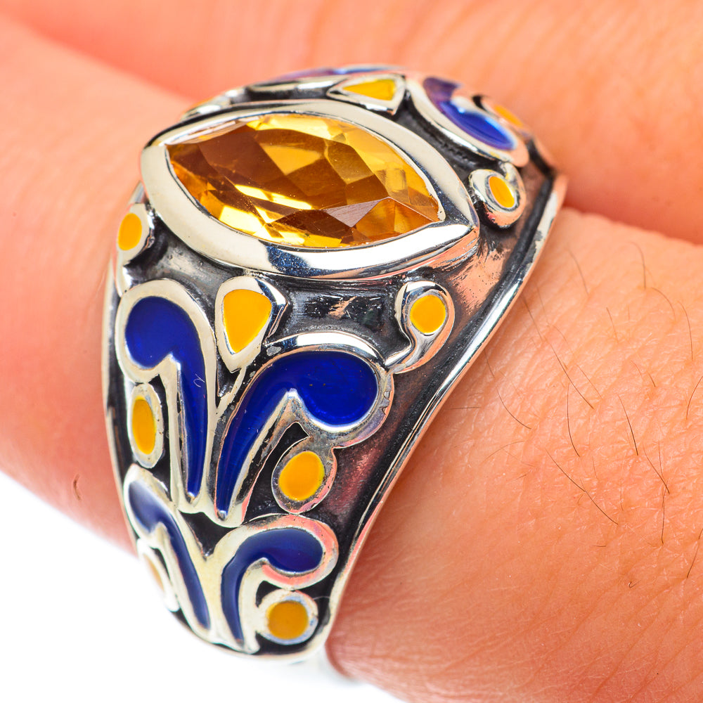 Citrine Rings handcrafted by Anasilvercos - RING65201