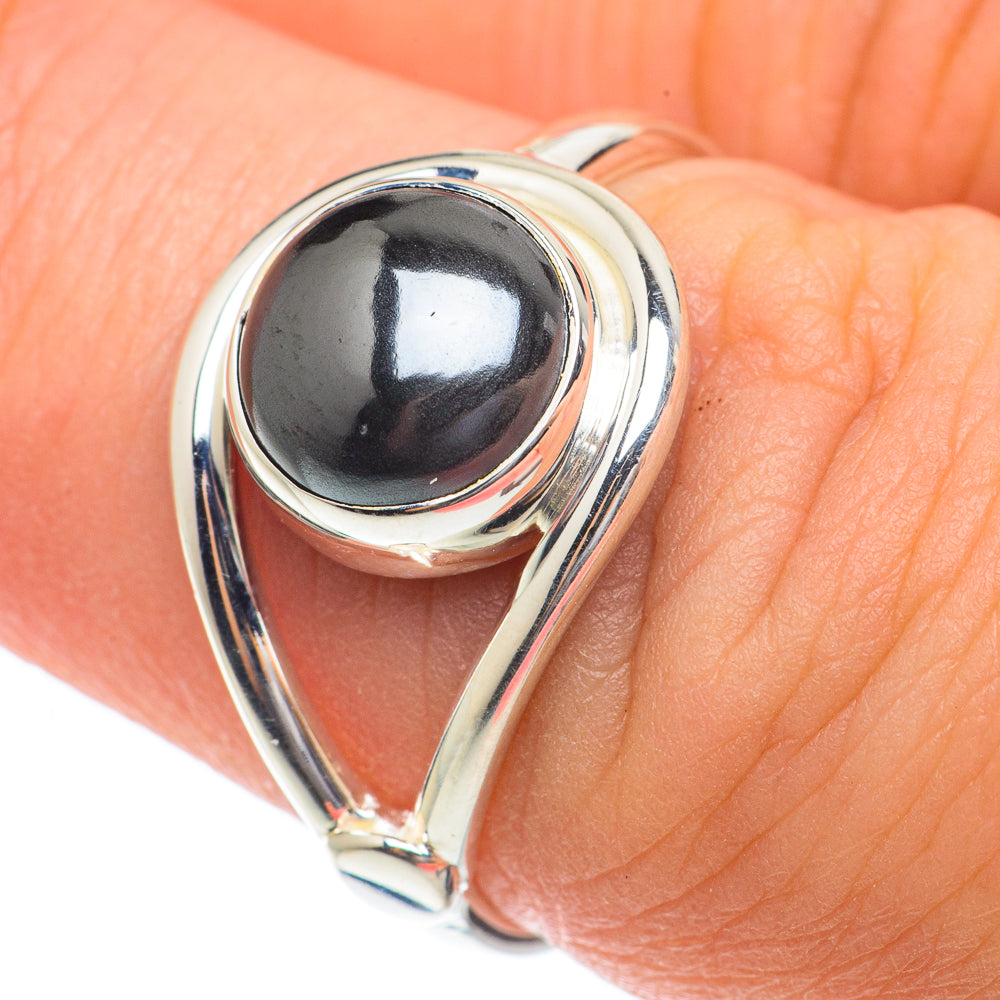 Hematite Rings handcrafted by Anasilvercos - RING65206