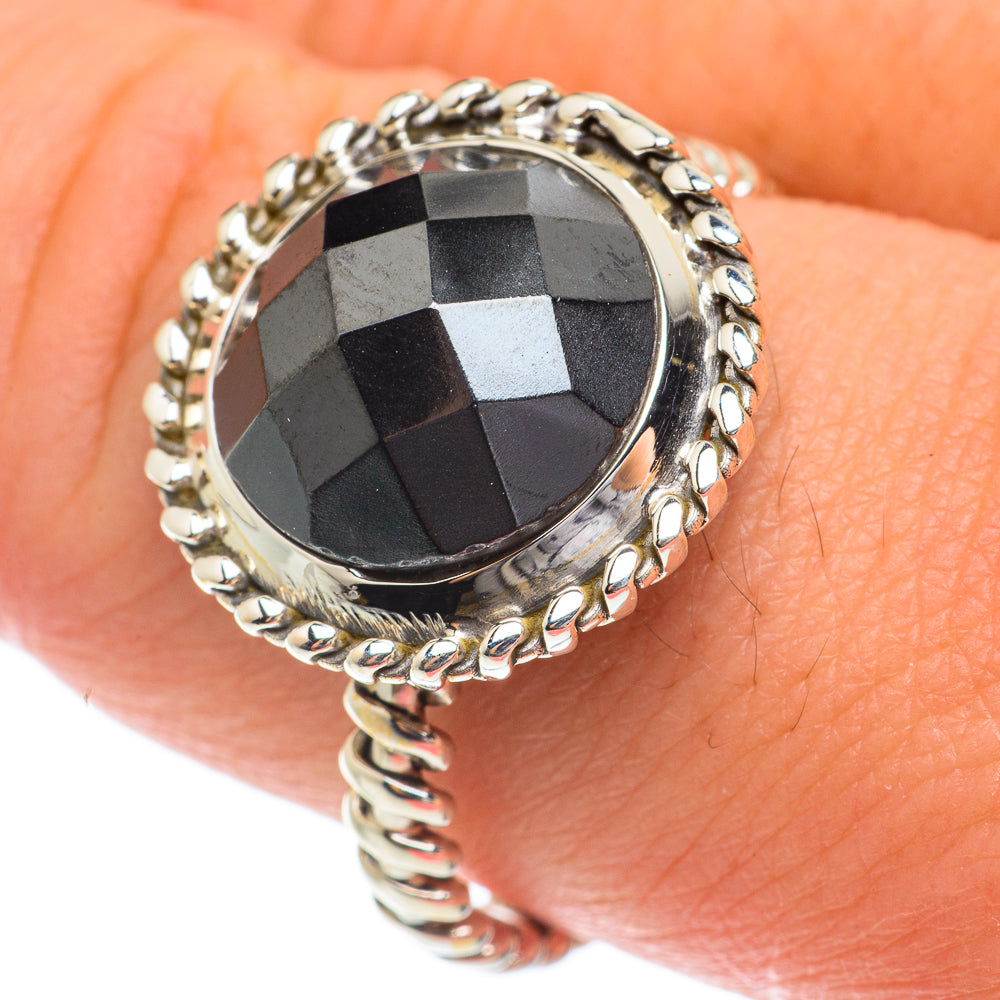 Hematite Rings handcrafted by Anasilvercos - RING65207