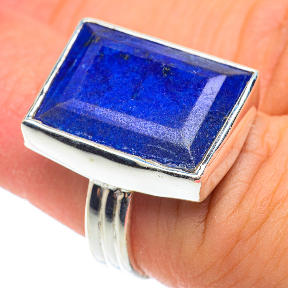 Lapis Lazuli Rings handcrafted by Anasilvercos - RING65208