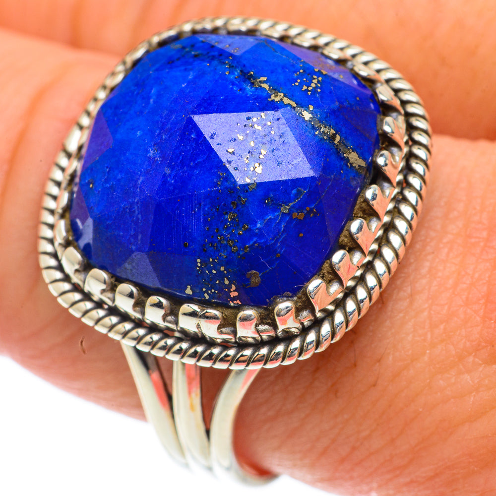 Lapis Lazuli Rings handcrafted by Anasilvercos - RING65210