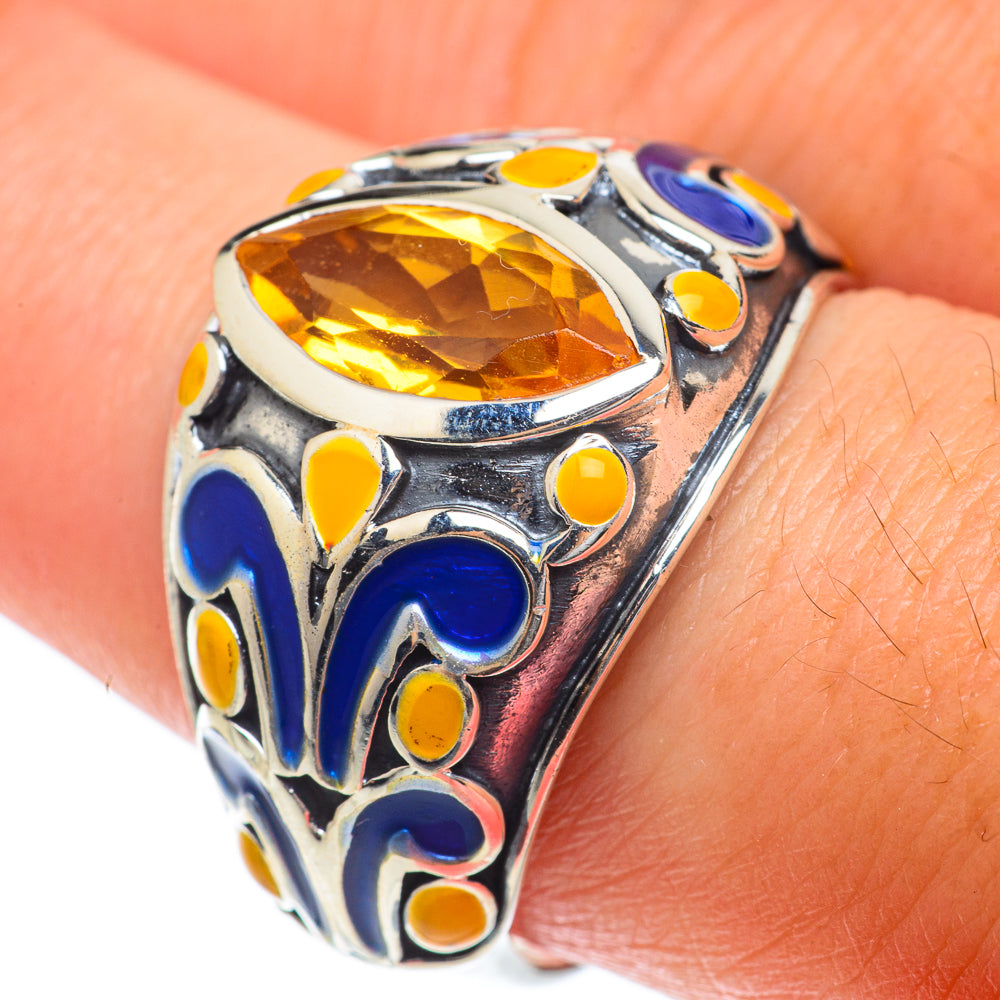Citrine Rings handcrafted by Anasilvercos - RING65230