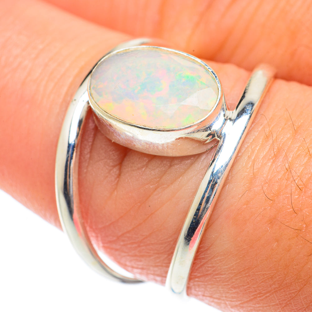 Ethiopian Opal Rings handcrafted by Anasilvercos - RING65232