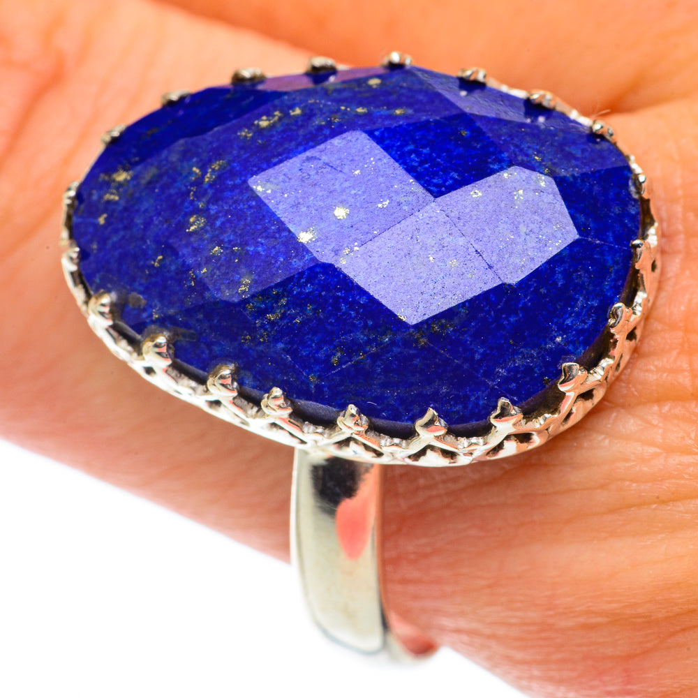 Lapis Lazuli Rings handcrafted by Anasilvercos - RING65234