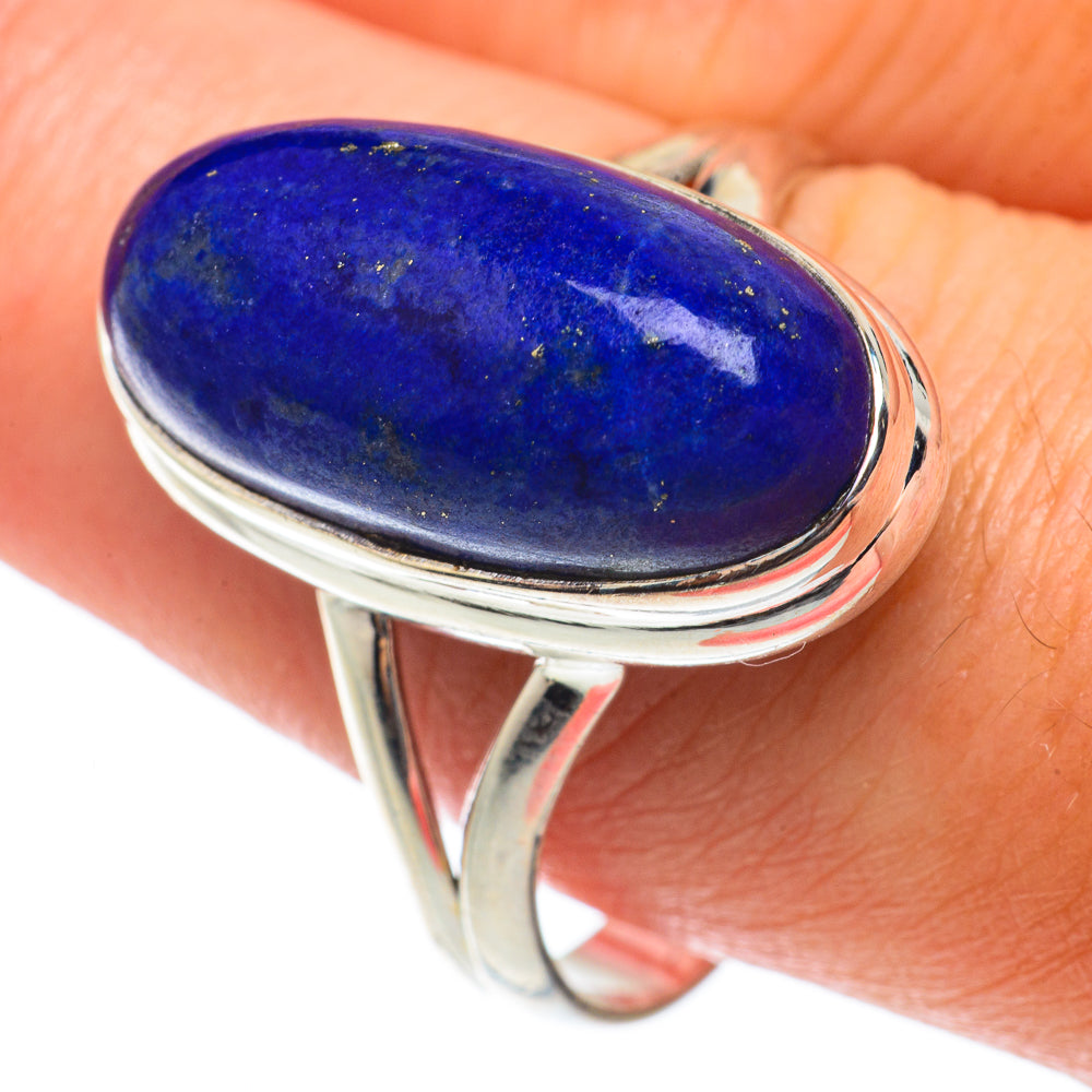 Lapis Lazuli Rings handcrafted by Anasilvercos - RING65237