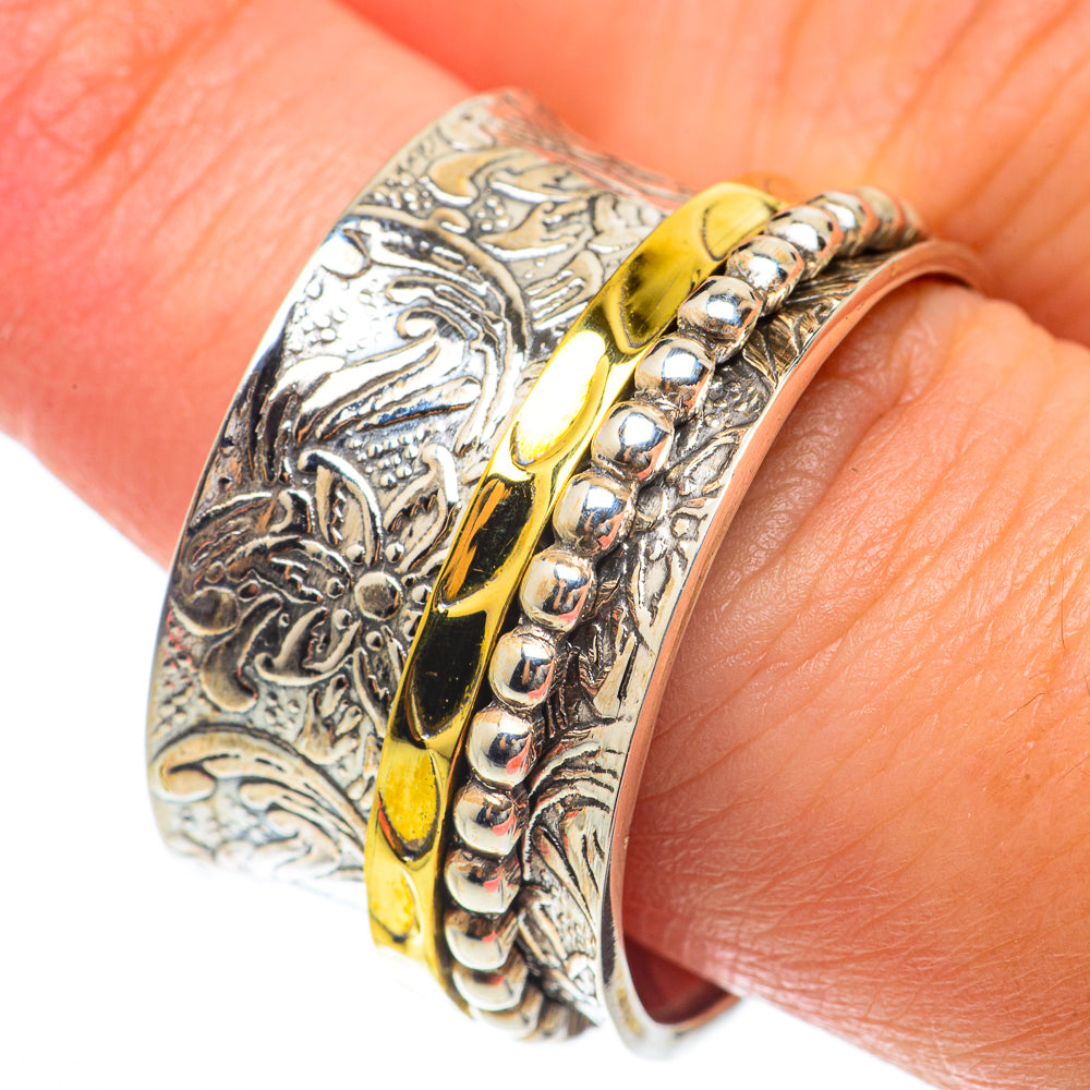 Meditation Spinner Rings handcrafted by Anasilvercos - RING65249