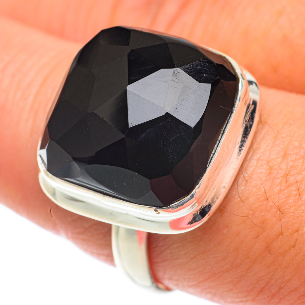 Black Onyx Rings handcrafted by Anasilvercos - RING65251