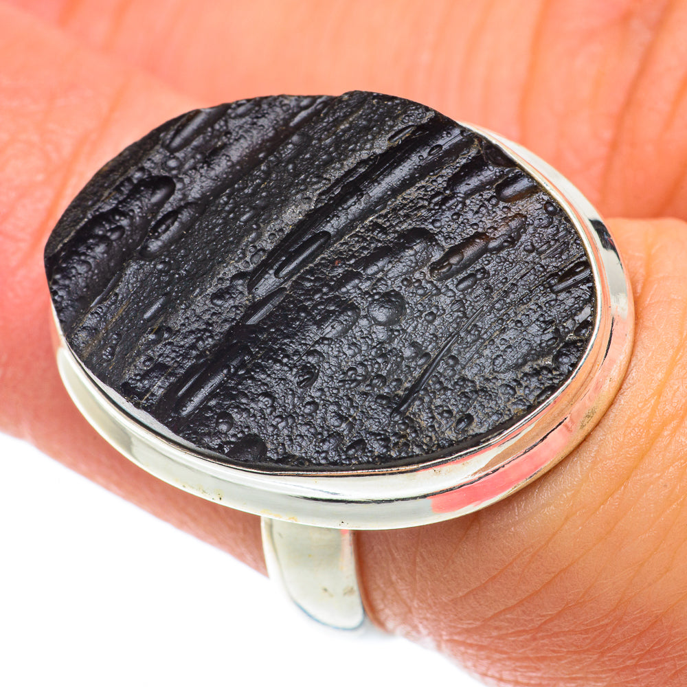 Tektite Rings handcrafted by Anasilvercos - RING65252
