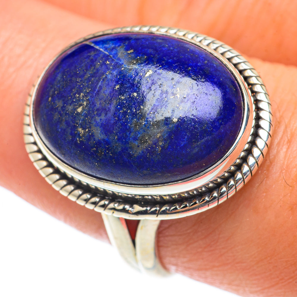 Lapis Lazuli Rings handcrafted by Anasilvercos - RING65262