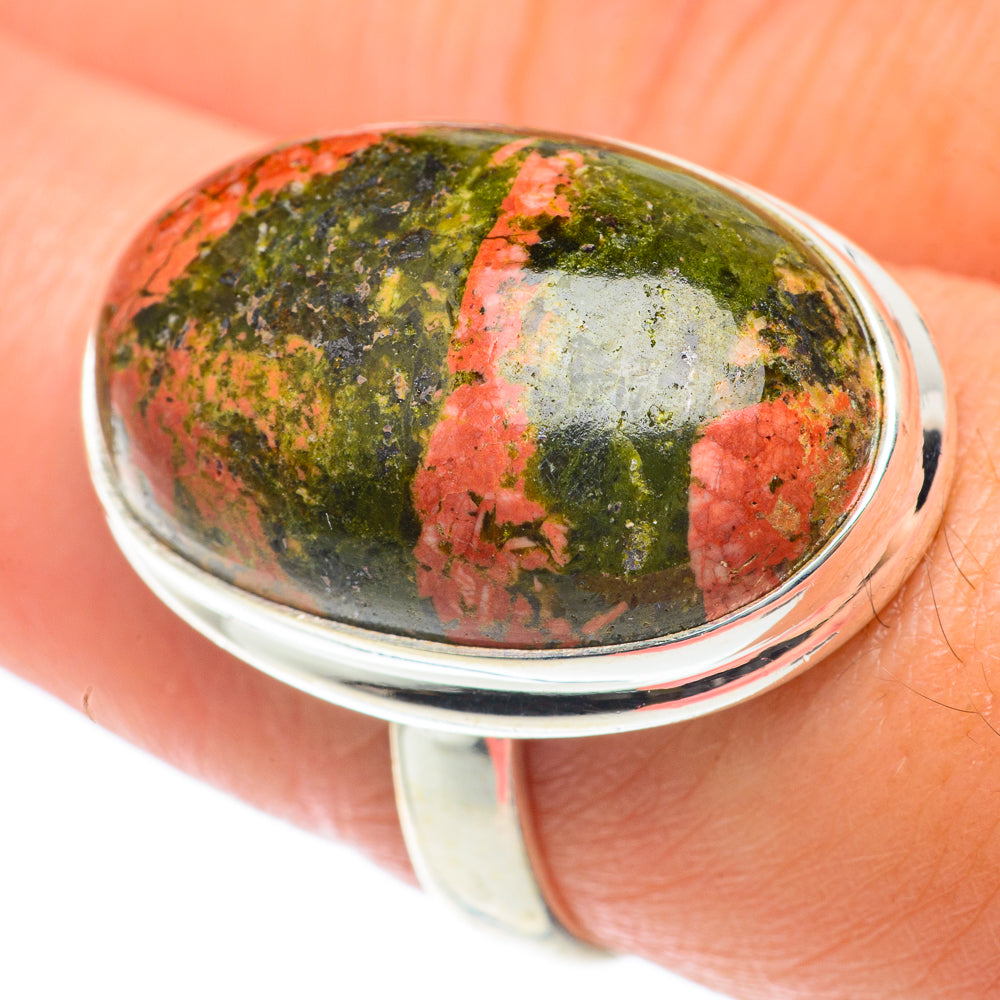 Unakite Rings handcrafted by Anasilvercos - RING65265