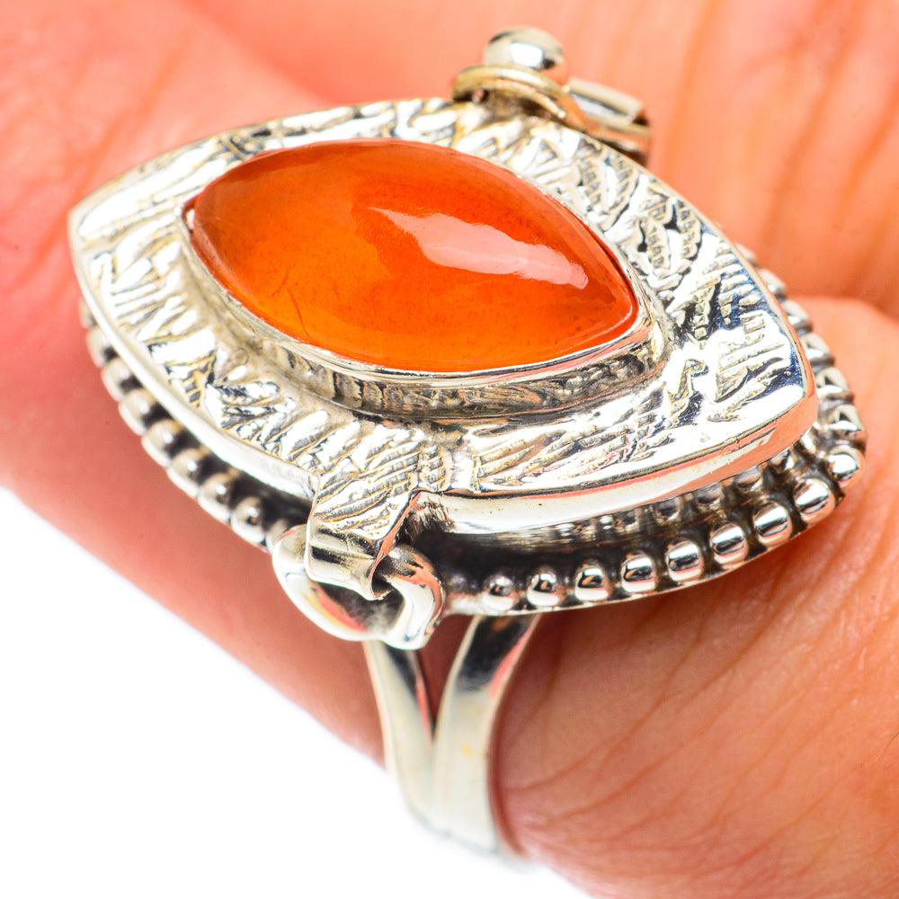 Carnelian Rings handcrafted by Anasilvercos - RING65292