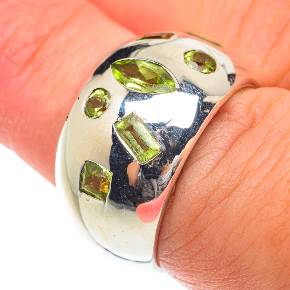 Peridot Rings handcrafted by Anasilvercos - RING65331