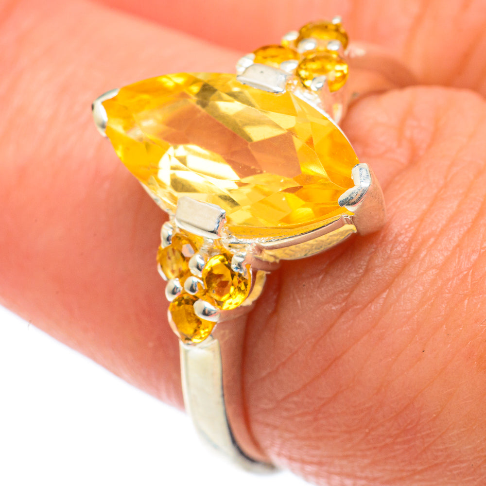 Citrine Rings handcrafted by Anasilvercos - RING65334