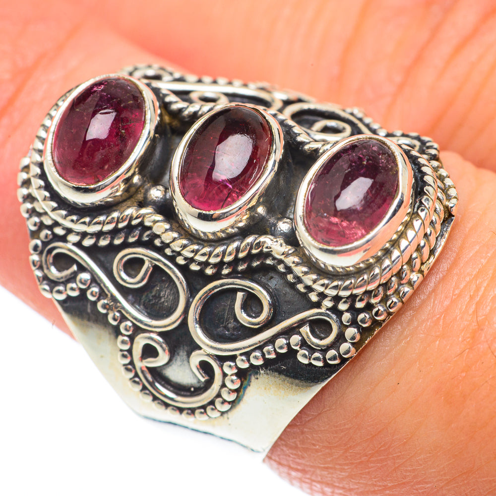 Garnet Rings handcrafted by Anasilvercos - RING65338