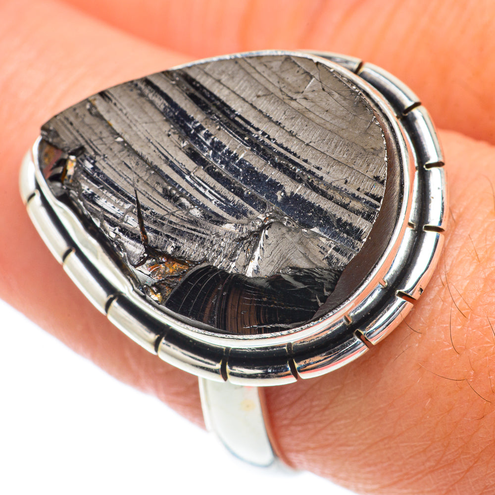 Shungite Rings handcrafted by Anasilvercos - RING65341