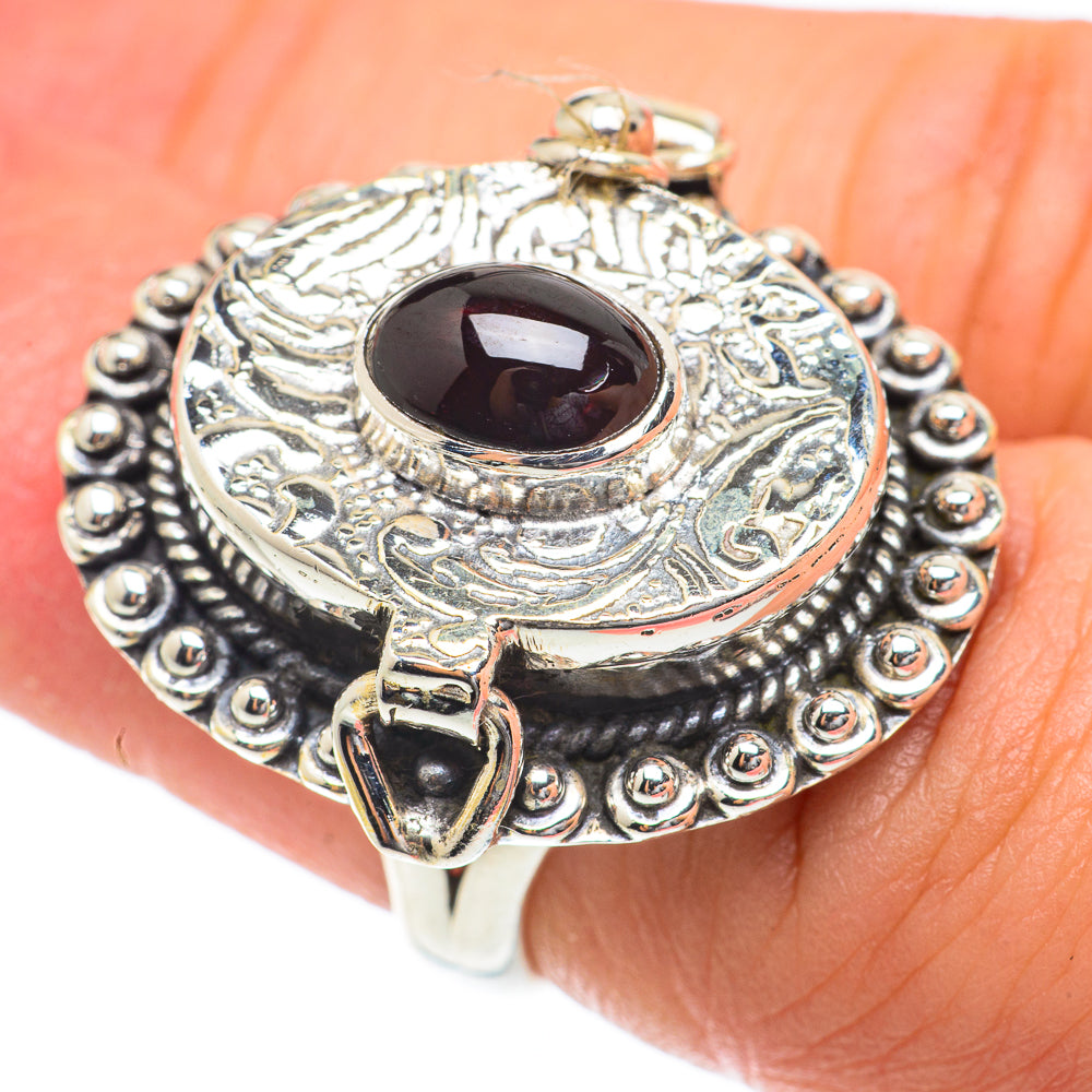 Garnet Rings handcrafted by Anasilvercos - RING65356