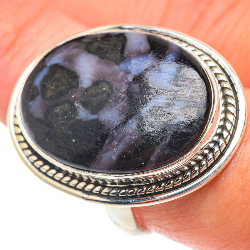 Gabbro Stone Rings handcrafted by Anasilvercos - RING65360