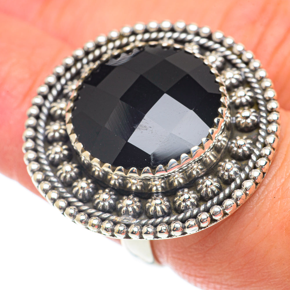 Black Onyx Rings handcrafted by Anasilvercos - RING65362
