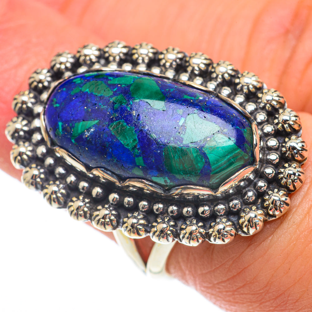 Azurite Rings handcrafted by Anasilvercos - RING65367