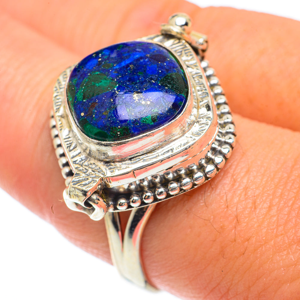 Azurite Rings handcrafted by Anasilvercos - RING65368