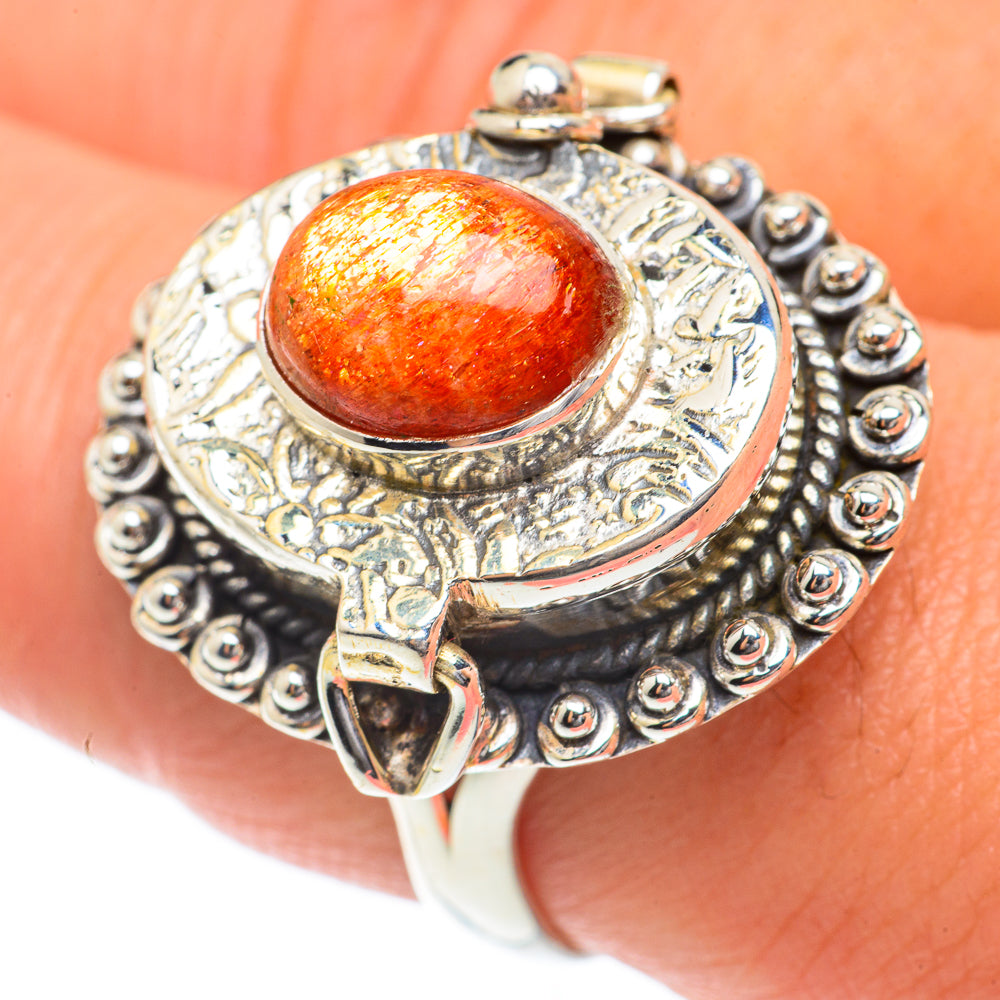 Sunstone Rings handcrafted by Anasilvercos - RING65385