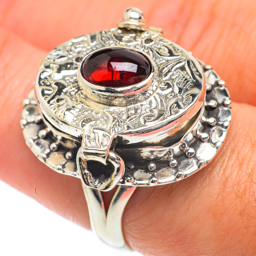 Garnet Rings handcrafted by Anasilvercos - RING65388