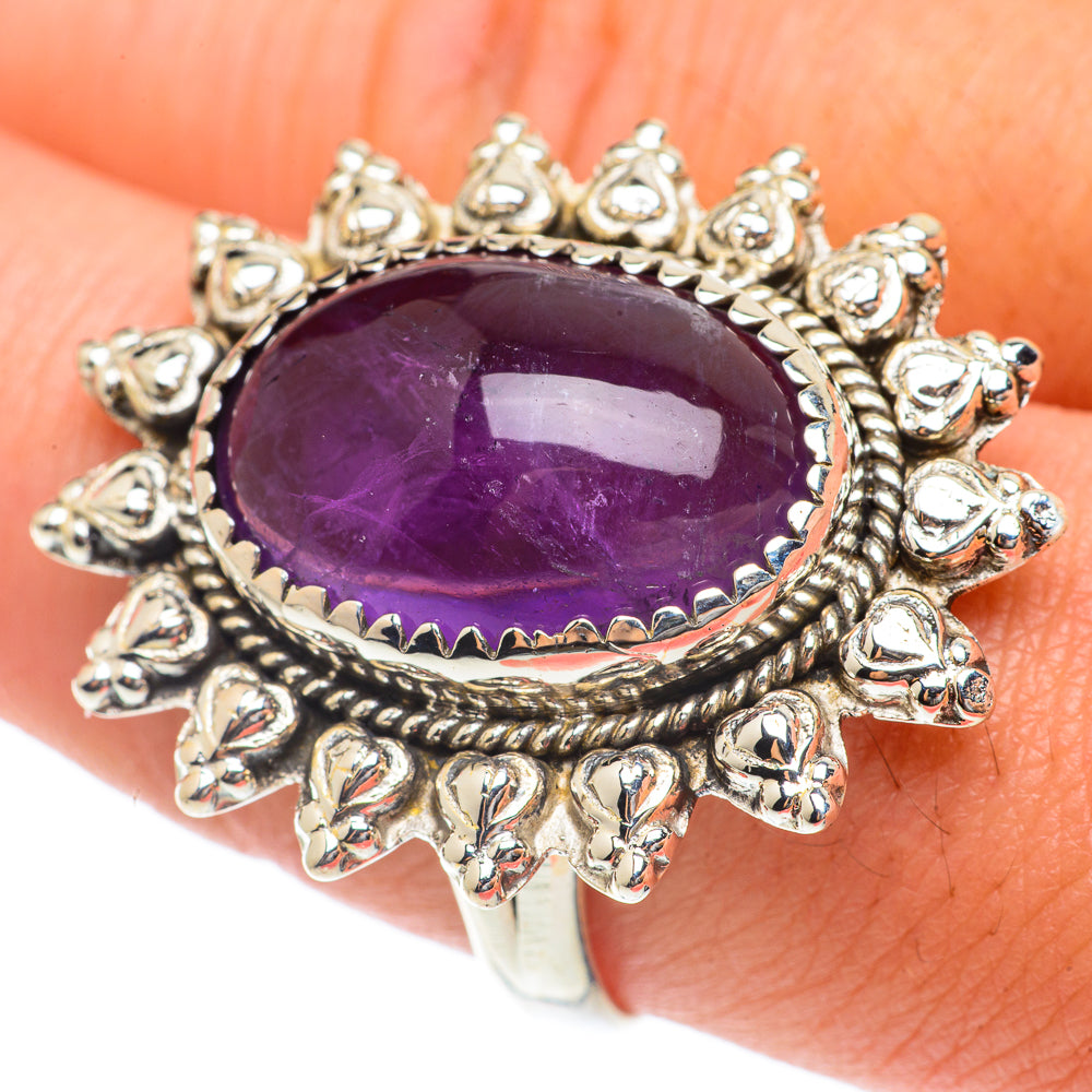 Amethyst Rings handcrafted by Anasilvercos - RING65393