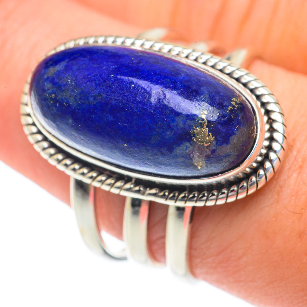 Lapis Lazuli Rings handcrafted by Anasilvercos - RING65409
