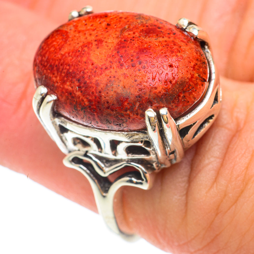 Sponge Coral Rings handcrafted by Anasilvercos - RING65443