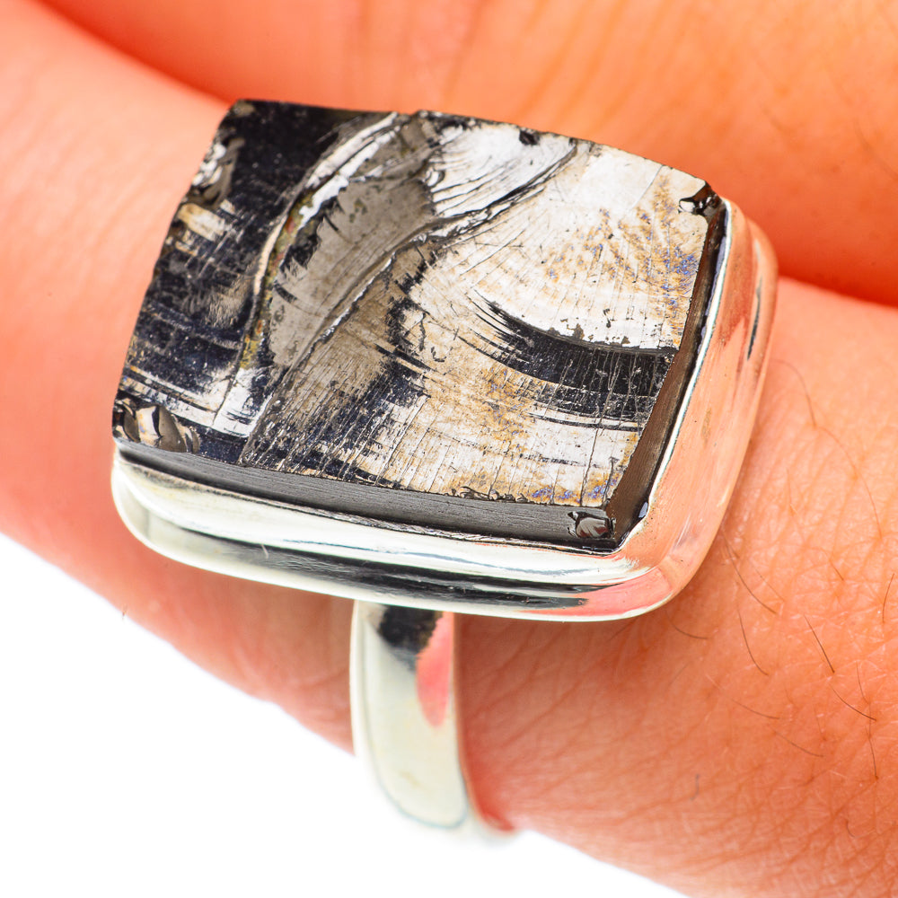 Shungite Rings handcrafted by Anasilvercos - RING65449