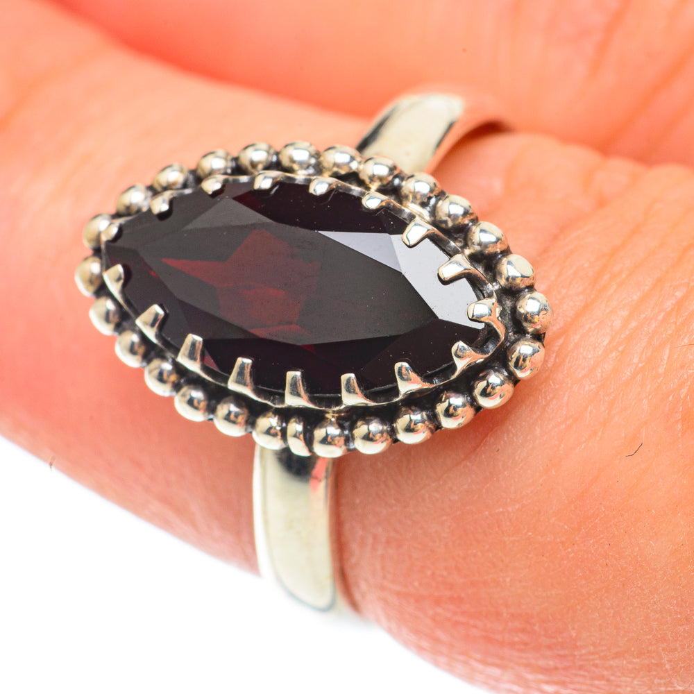 Garnet Rings handcrafted by Anasilvercos - RING65472