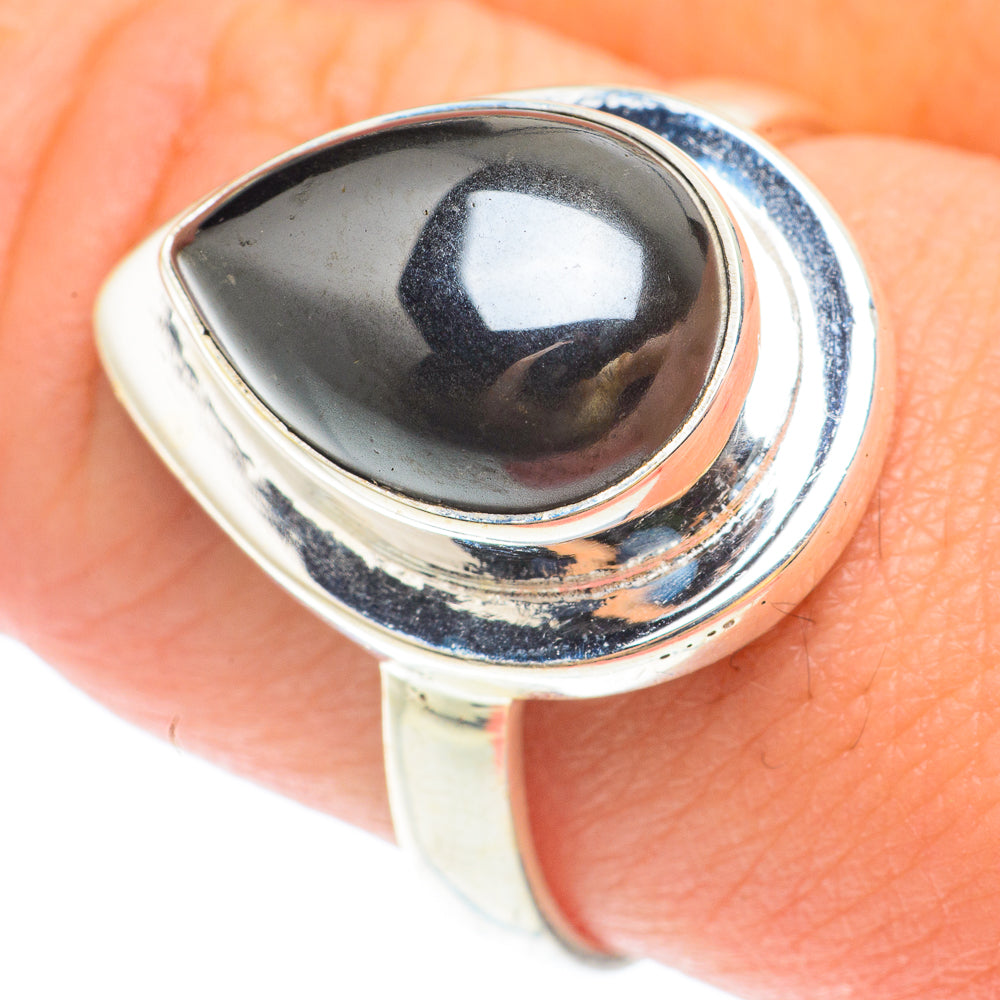 Hematite Rings handcrafted by Anasilvercos - RING65486