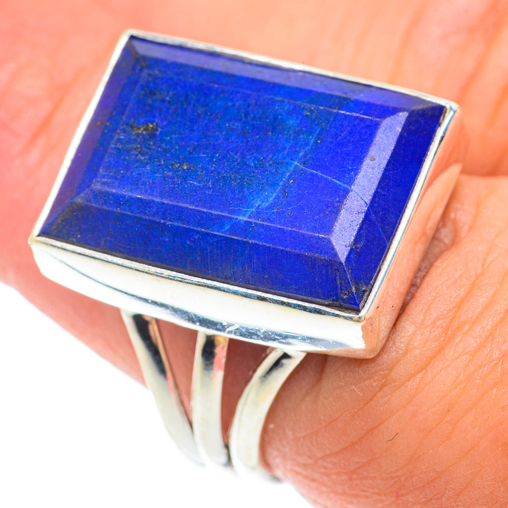 Lapis Lazuli Rings handcrafted by Anasilvercos - RING65487