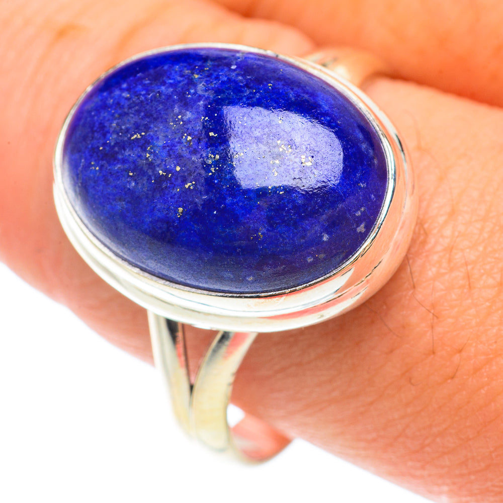 Lapis Lazuli Rings handcrafted by Anasilvercos - RING65489