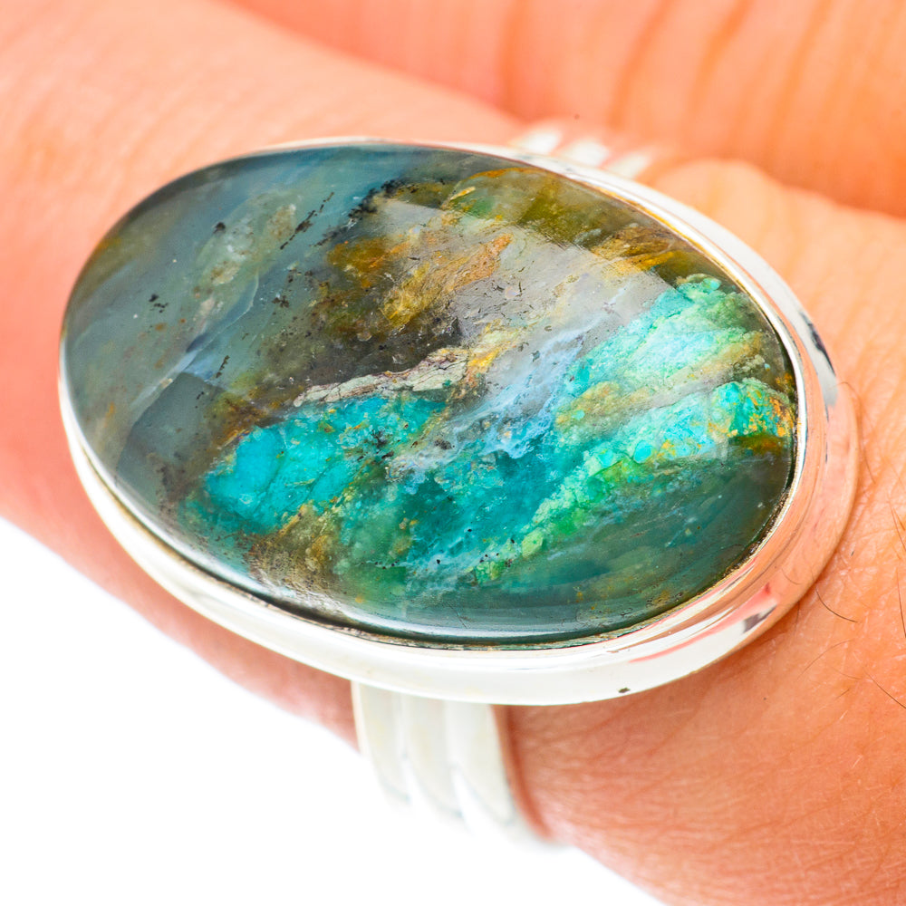 Peruvian Opal Rings handcrafted by Anasilvercos - RING65490