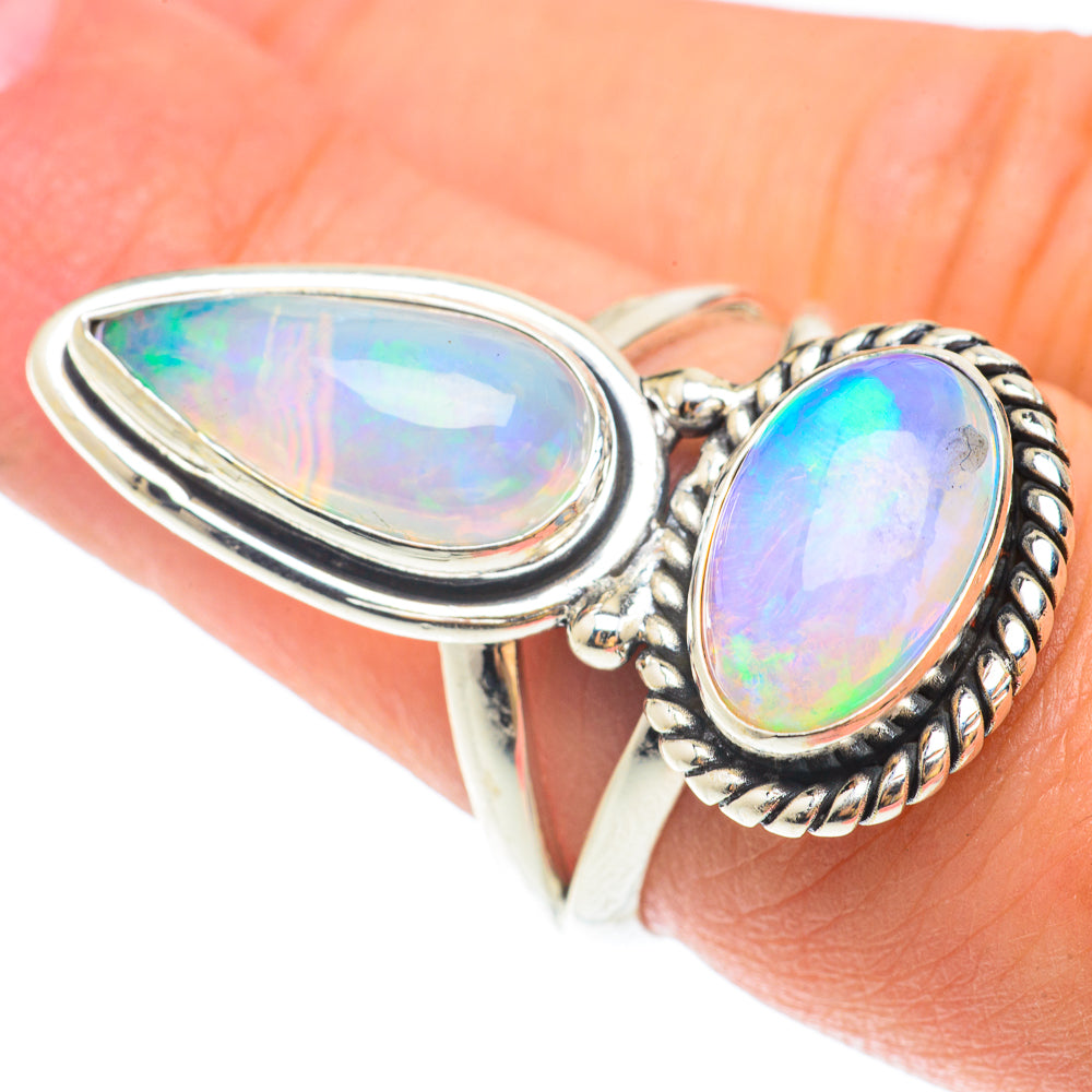 Ethiopian Opal Rings handcrafted by Anasilvercos - RING65509