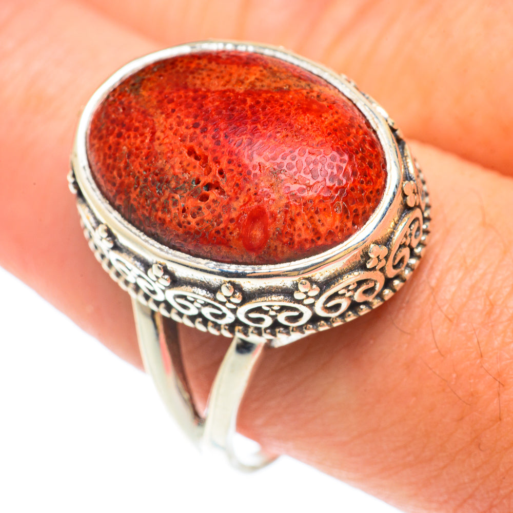 Sponge Coral Rings handcrafted by Anasilvercos - RING65518