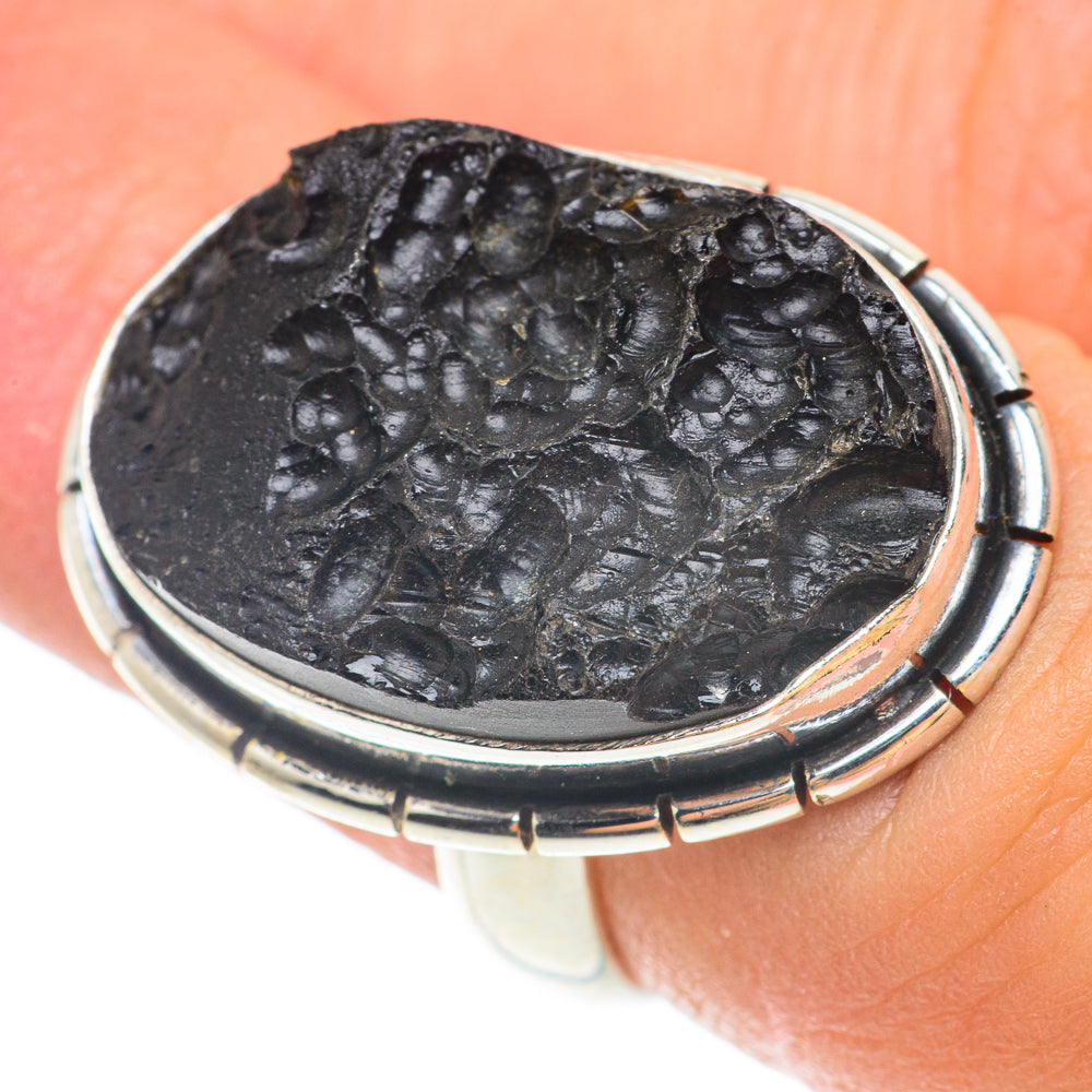 Tektite Rings handcrafted by Anasilvercos - RING65525