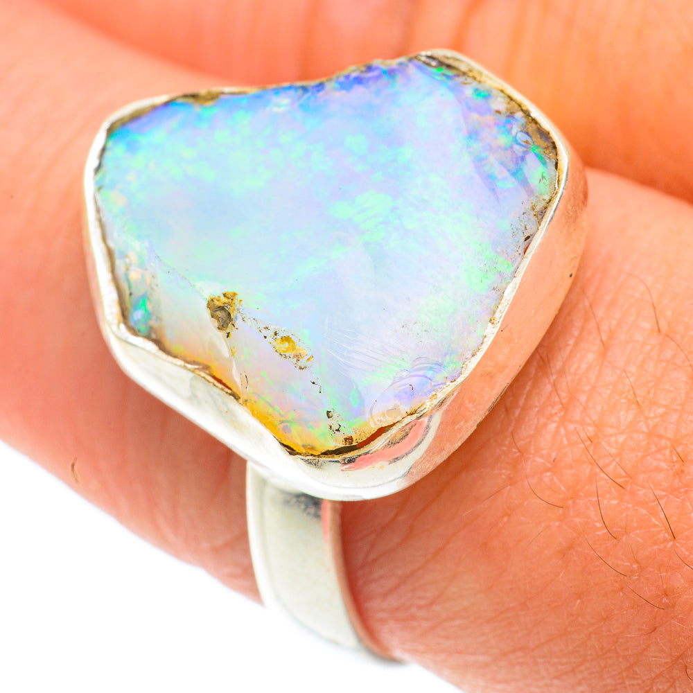 Ethiopian Opal Rings handcrafted by Anasilvercos - RING65527