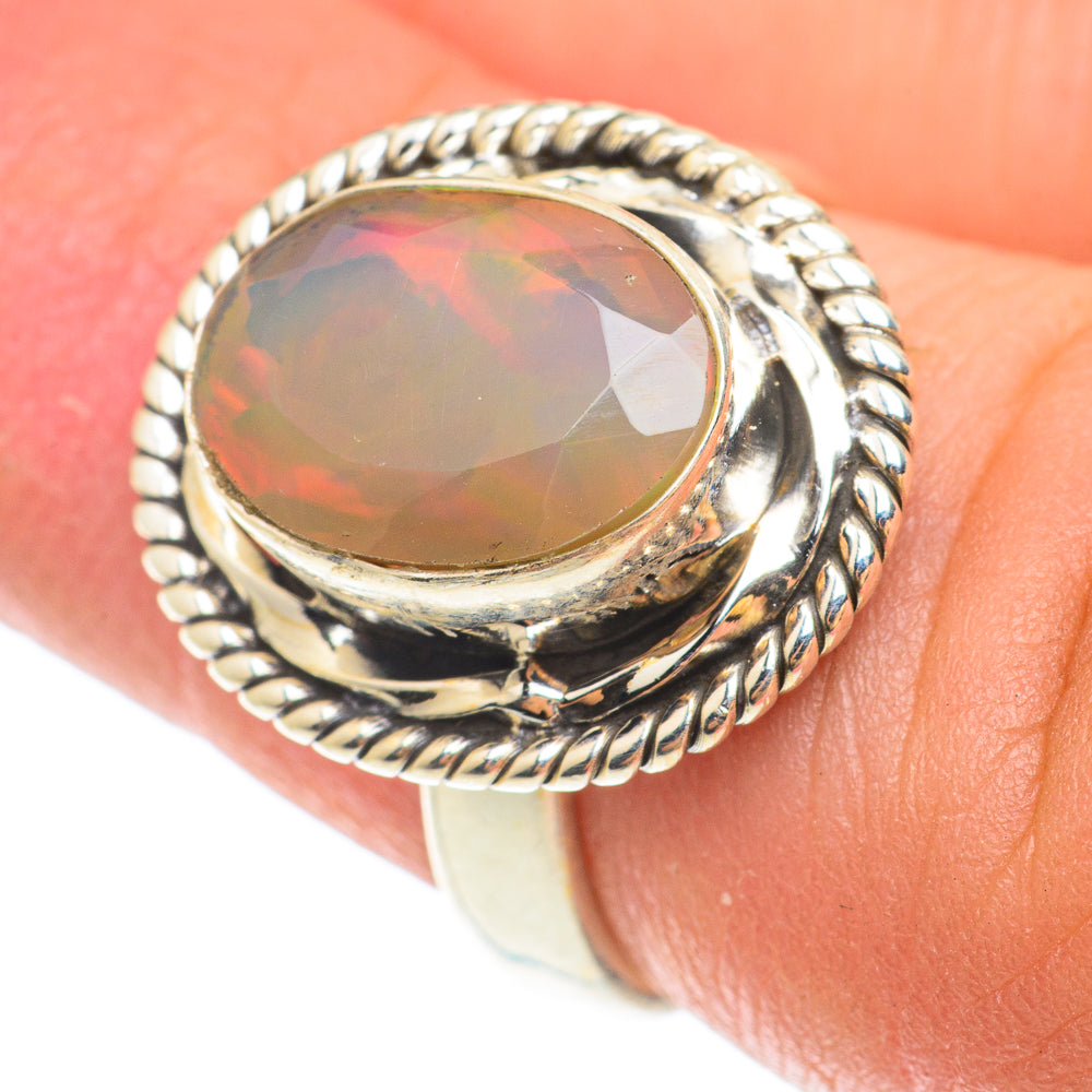 Ethiopian Opal Rings handcrafted by Anasilvercos - RING65529