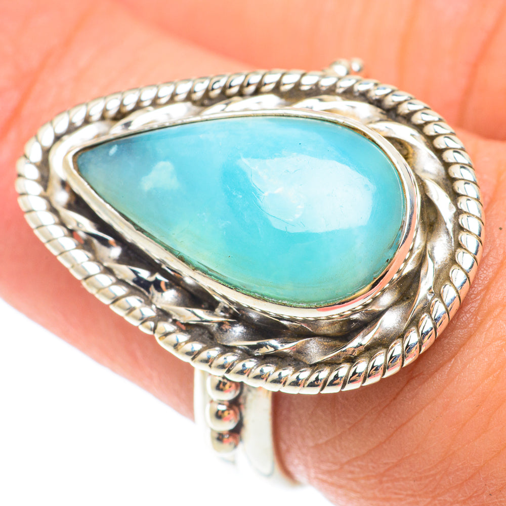 Peruvian Opal Rings handcrafted by Anasilvercos - RING65532