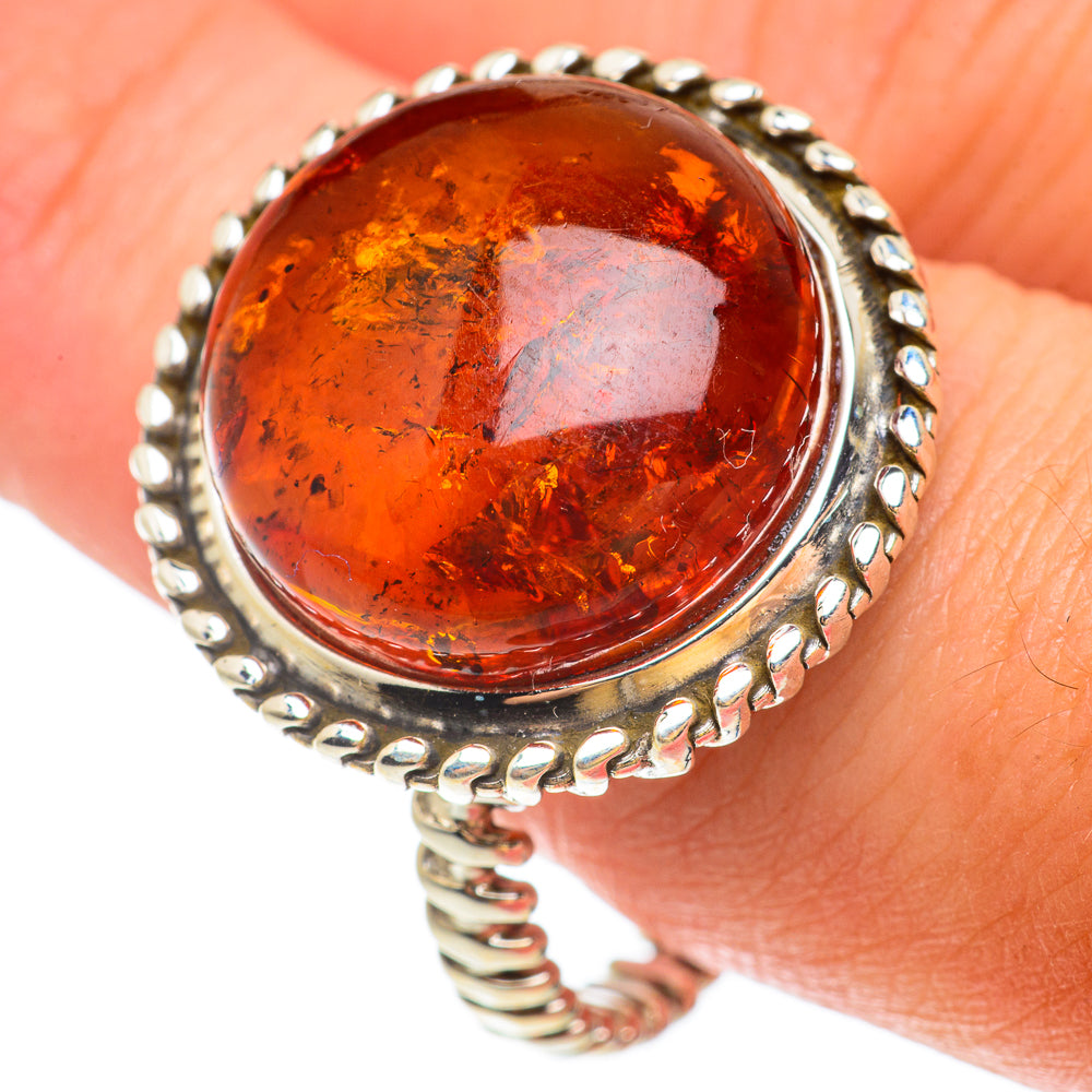 Baltic Amber Rings handcrafted by Anasilvercos - RING65538