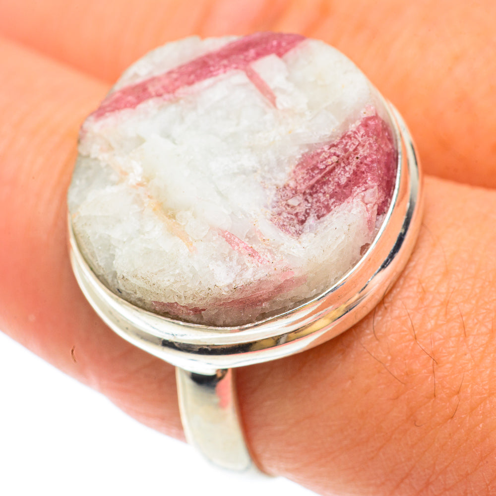 Cobalto Calcite Druzy Rings handcrafted by Anasilvercos - RING65541