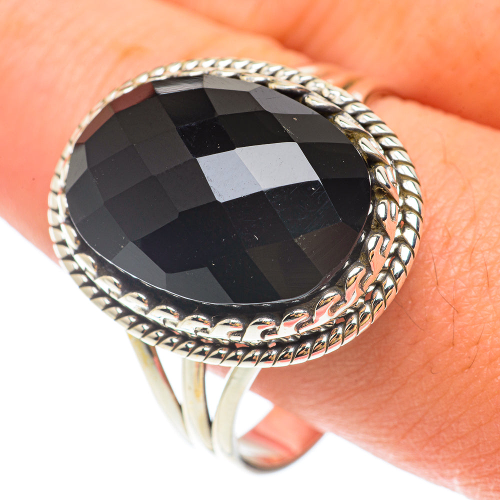 Black Onyx Rings handcrafted by Anasilvercos - RING65545