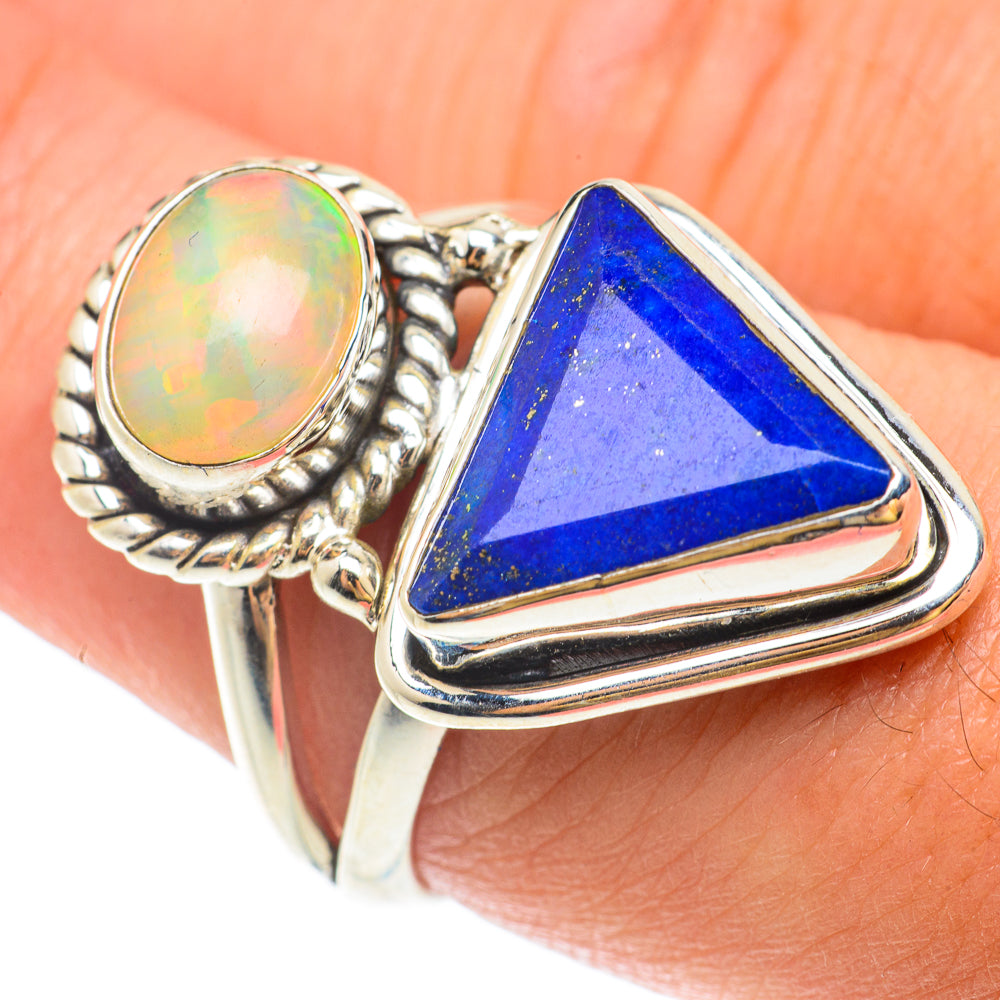 Lapis Lazuli Rings handcrafted by Anasilvercos - RING65548