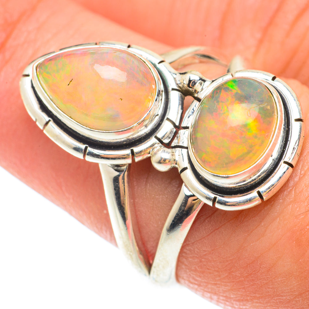 Ethiopian Opal Rings handcrafted by Anasilvercos - RING65549